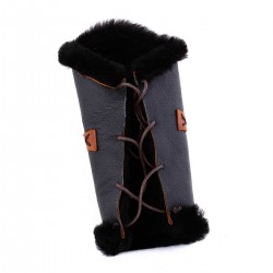 Gokturk "TURK" Wolf Emblem Leather Armguards | Derisitesi Gokturk "TURK" Wolf Emblem Leather Armguards | Derisitesi